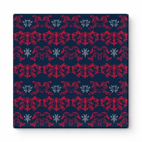Navy & Red Baroque — National Football Teams