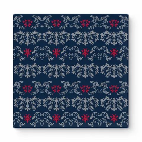 Navy & Red Baroque — National Football Teams