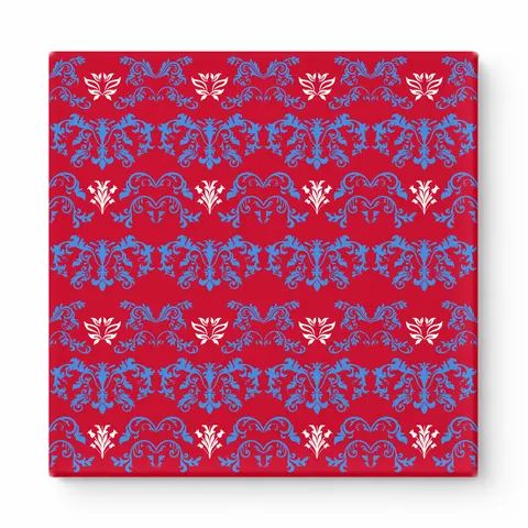 Red & Blue Baroque — National Football Teams