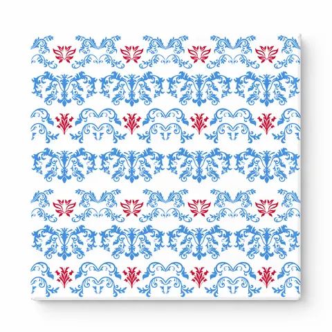 Royal Blue & Crimson Baroque — National Football Teams