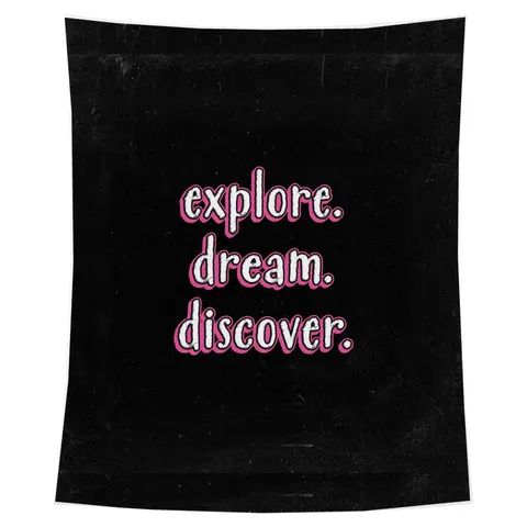 Explore. Dream. Discover — Chalkboard Lettering