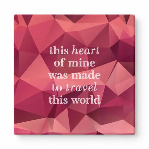 This Heart of Mine Was Made to Travel This World — Geometric Low-Poly