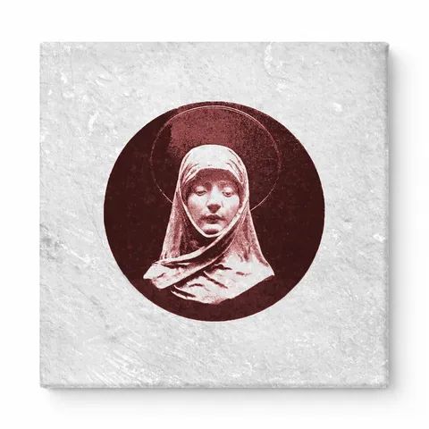 Veiled Madonna Figure