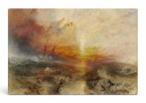 The Slave Ship (Slavers Throwing Overboard the Dead and Dying, Typhoon Coming On) (1840)