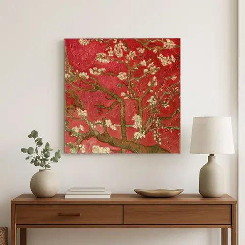 Almond Blossoms (Red Variation)