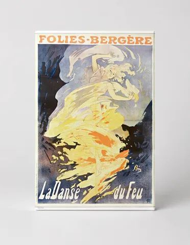 La Danse du Feu Folies-Bergère 1897 - Belle Époque Vintage Poster Wall Art