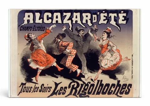 Alcazar d'Été Les Rigolboches 1860s - Belle Époque Vintage Poster Wall Art