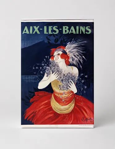 Aix-Les-Bains 1921 - Belle Époque French Travel Vintage Poster Wall Art