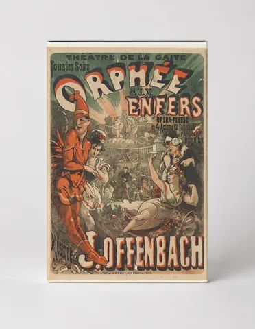 Orphée aux Enfers 1890s Offenbach Opera - Belle Époque Vintage Poster Wall Art