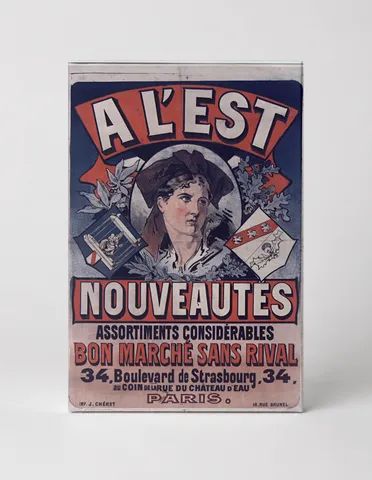 A L'Est Nouveautés 1890s French Advertising Vintage Poster Wall Art
