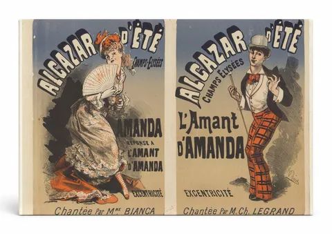 Alcazar d'Été Champs-Élysées 1880s - Belle Époque Vintage Poster Wall Art