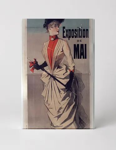 A La Place Clichy 1890s Belle Époque Fashion Poster Canvas Wall Art
