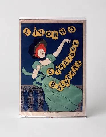 Livorno Stagione Balneare 1901 – Art Nouveau Vintage Poster Wall Art