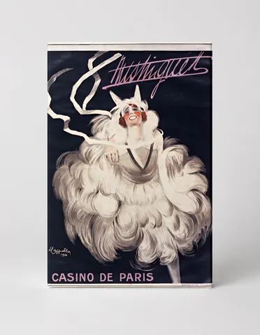 Attribuguet Casino de Paris 1920s - Belle Époque Vintage Poster Wall Art
