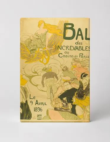 Bal des Increvables 1896 Casino de Paris - Belle Époque Vintage Poster Wall Art