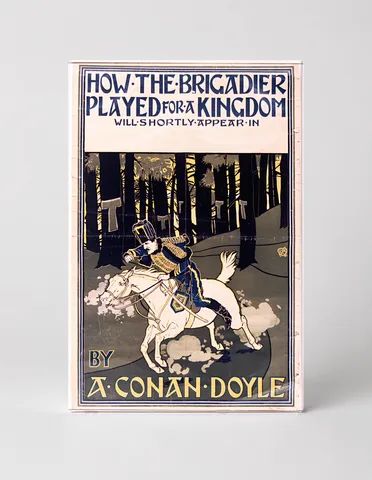 How The Brigadier Played For A Kingdom 1895 - Victorian Lithograph Poster Wall Art