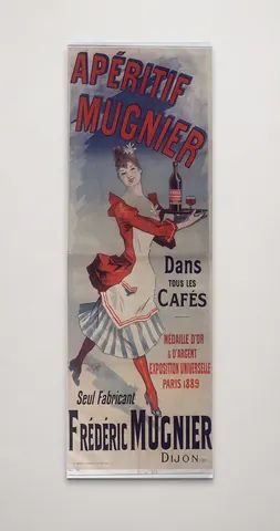 Apéritif Mugnier 1889 - Belle Époque French Advertising Vintage Poster Wall Art