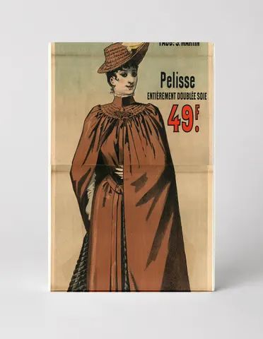 Aux Buttes Chaumont 1890s French Fashion - Belle Époque Vintage Poster Wall Art