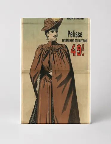 Aux Buttes Chaumont 1890s Pelisse Fashion - Belle Époque Vintage Poster Wall Art