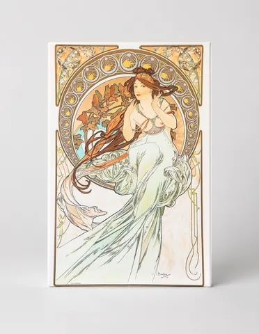 La Musique 1898 - Art Nouveau Vintage Poster Canvas Wall Art