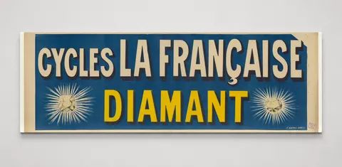 Cycles La Française Diamant - Vintage French Bicycle Advertising Poster
