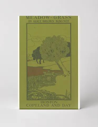 Meadow-Grass by Alice Brown 1895 - Arts & Crafts Vintage Book Poster Wall Art