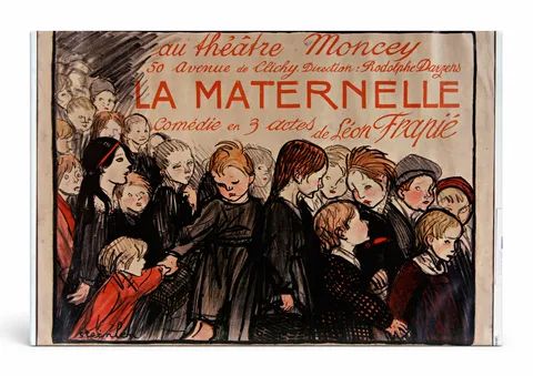 La Maternelle 1903 Theatre Moncey - French Vintage Poster Wall Art