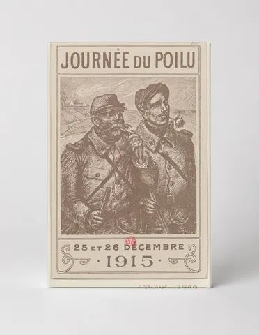 Journée du Poilu 1915 - WWI French Soldiers Vintage Poster Wall Art