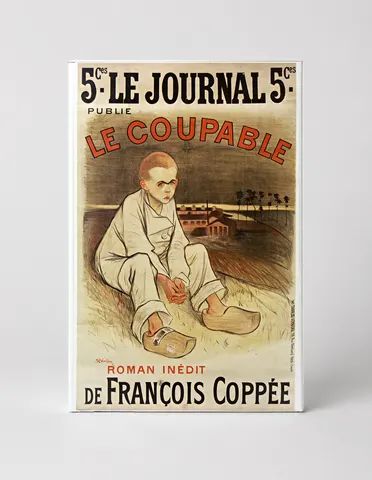 Le Coupable 1894 - French Belle Époque Vintage Poster Wall Art