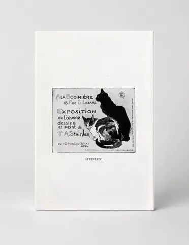 Exposition Steinlen 1894 - Belle Époque Vintage Cat Poster Wall Art