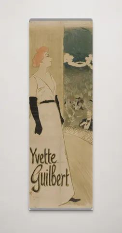 Yvette Guilbert 1894 - Belle Époque Vintage Poster Canvas Wall Art