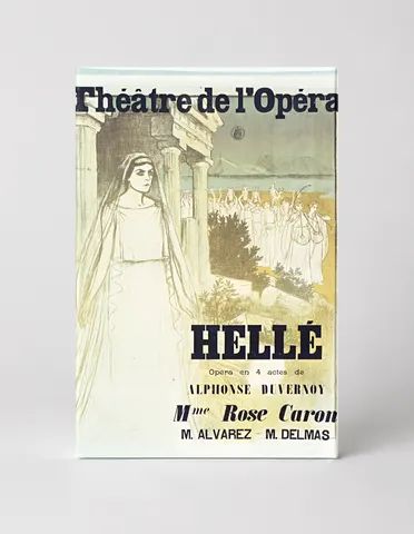 Hellé Théâtre de l'Opéra 1896 – French Belle Époque Vintage Poster Wall Art