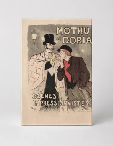 Mothu et Doria Scènes Impressionnistes - Belle Époque Vintage Poster Wall Art