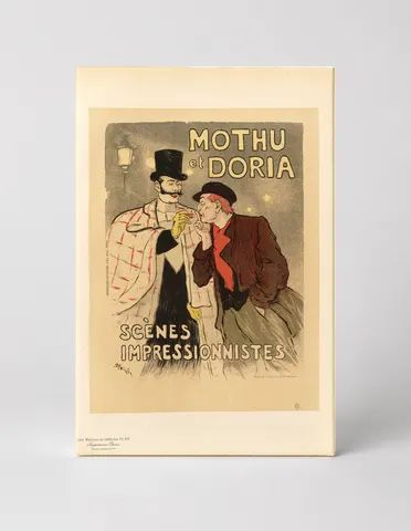 Mothu et Doria Scènes Impressionnistes 1893 - Belle Époque Vintage Poster Wall Art