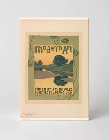 Modern Art Magazine 1895 - Art Nouveau Vintage Poster Wall Art