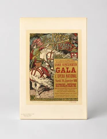 Tres Fetes de Paris 1886 - Belle Époque Vintage Poster Wall Art