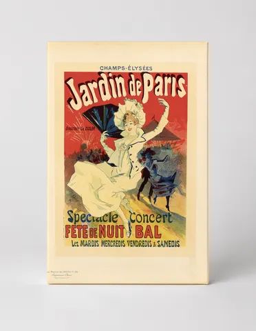 Jardin de Paris Champs-Élysées 1890s - Belle Époque Vintage Poster Wall Art