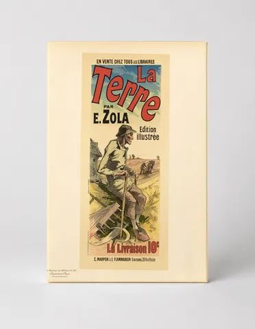 La Terre par E. Zola 1889 - French Belle Époque Vintage Poster Wall Art
