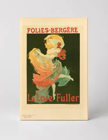 Folies-Bergère La Loie Fuller 1893 - Belle Époque Vintage Poster Wall Art