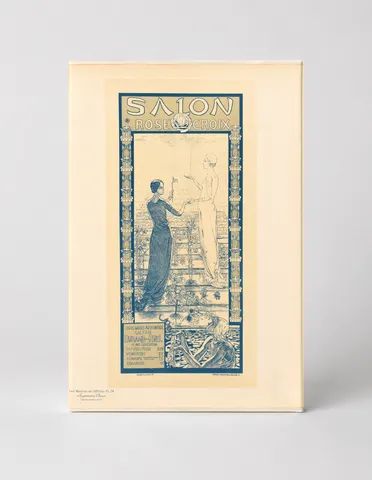 Salon de la Rose+Croix 1892 - Art Nouveau Vintage Poster Wall Art