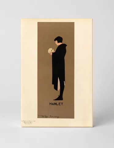 Hamlet Vintage Theatre Poster - Art Nouveau Literary Wall Art