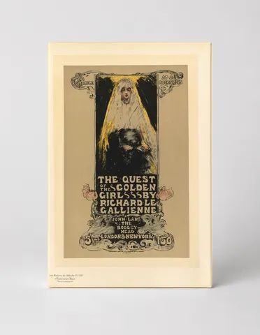 The Quest of the Golden Girl 1896 - Art Nouveau Vintage Poster Wall Art
