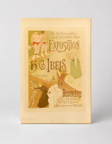 Exposition H.G. Ibels 1894 - Belle Époque Vintage Poster Wall Art