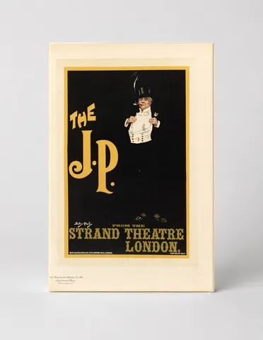 The J.P. Strand Theatre London - Victorian Theatre Vintage Poster Wall Art