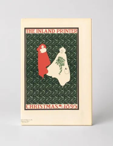 The Inland Printer Christmas 1895 - Victorian Art Nouveau Vintage Poster Wall Art