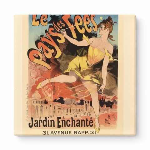 Le Pays des Fées 1889 Exposition Universelle - Art Nouveau Vintage Poster Wall Art