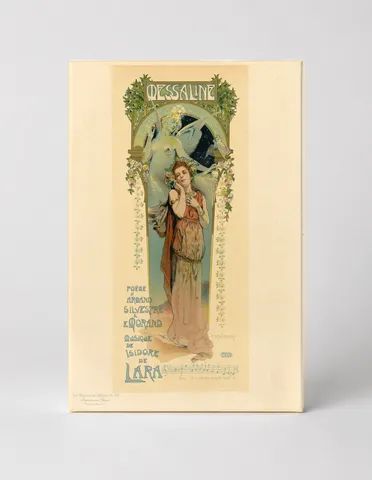 Messaline Opera 1899 - Art Nouveau Vintage Poster Wall Art