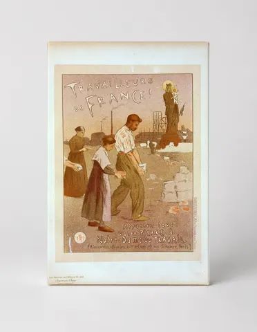 Travailleurs de France 1900 - Belle Époque Labor Vintage Poster Wall Art