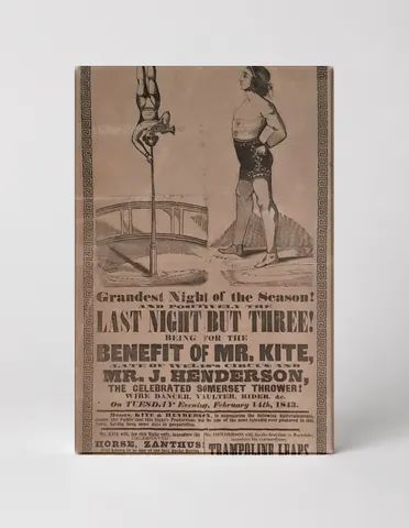 Pablo Fanque's Circus Royal 1843 - Victorian Circus Vintage Poster Wall Art