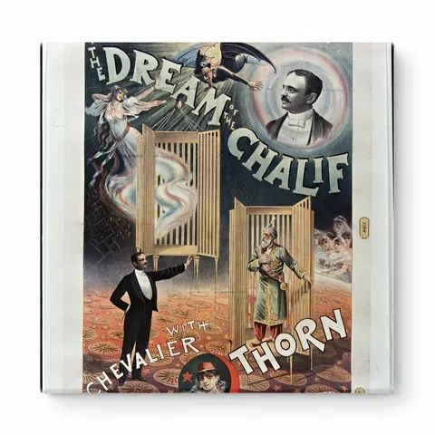The Dream of the Chalif with Chevalier Thorn - Vintage Magic Poster Wall Art